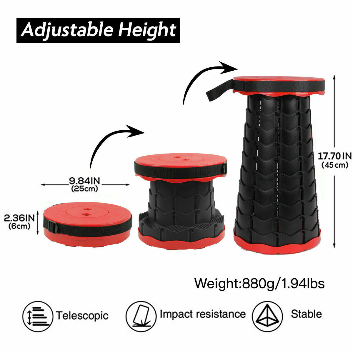 Norvo | Utendørs utvidbar sammenleggbar stol