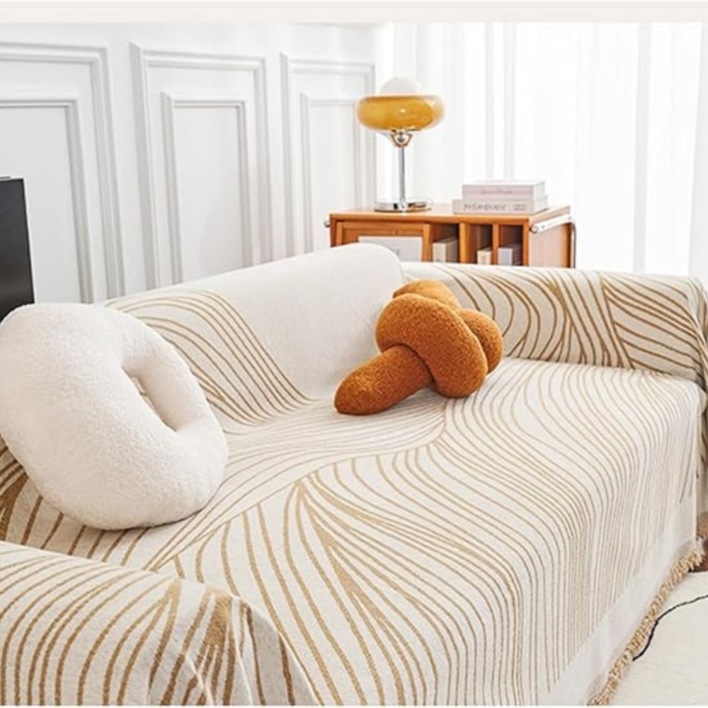 Norvo | Calista Wave Chenille Sofaplagg