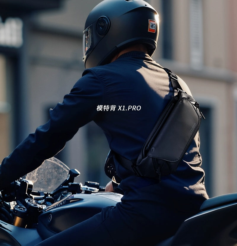 Norvo | Trendy Herre Crossbody Brystveske - Sporty Midjeveske