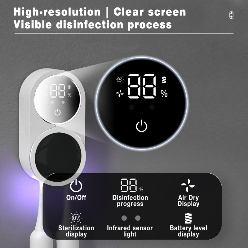 Norvo | Automatisk Tannbørste Steriliseringsboks og Stativ