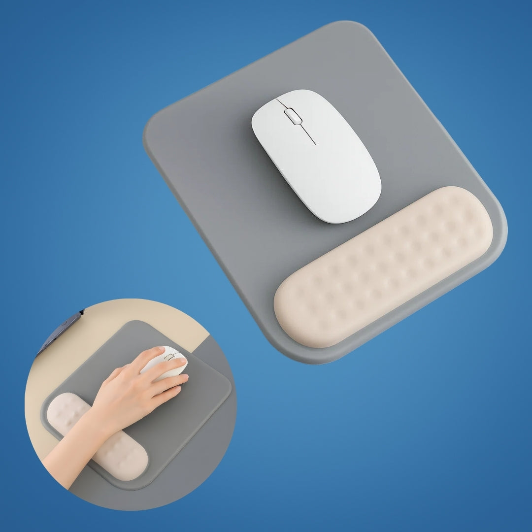 Håndleddstøtte – Silikonpolstret Antiskli – Lindrer Belastning – For Lange Timer på Kontor eller Spill Norvo