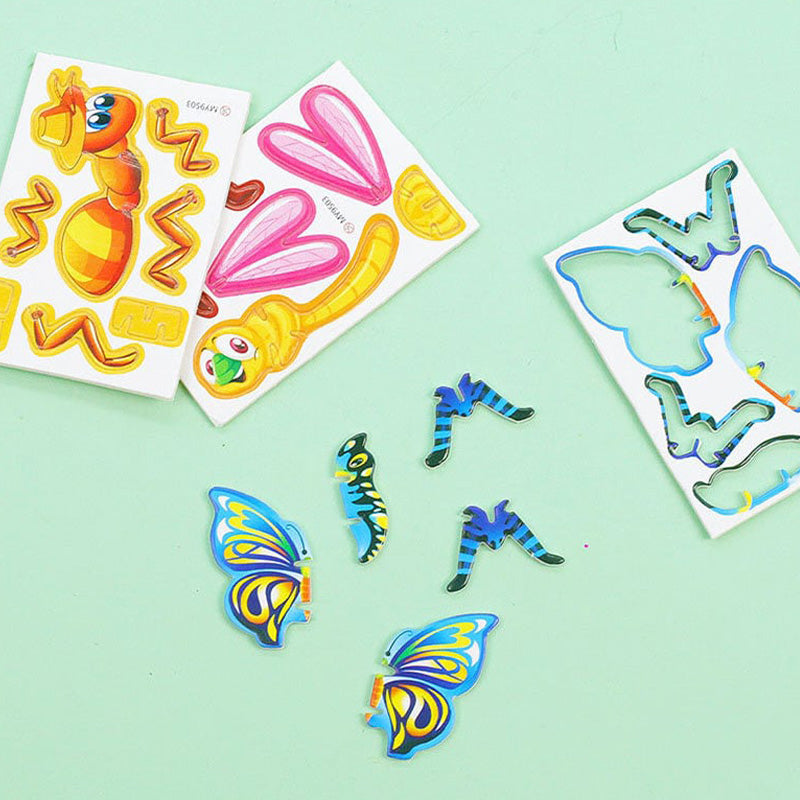 Norvo | Barnas Læring 3D Puslespill Leketøy (10 deler)