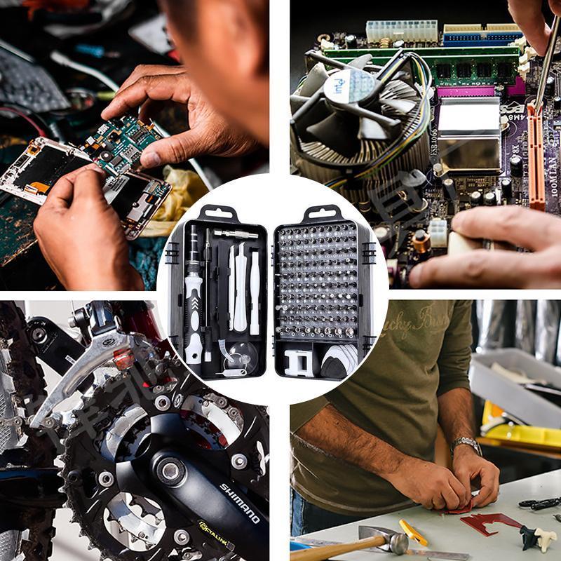 Norvo | Multifunksjonell Ekstra Hard 115 i 1 Skrutrekker Sett