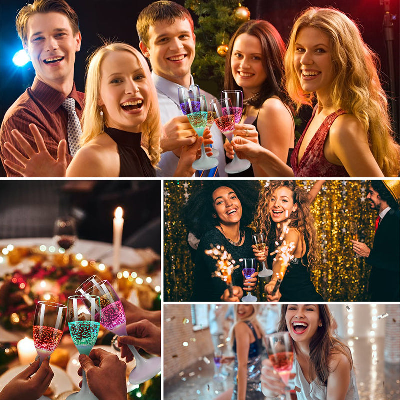 Norvo | LED belyst champagneglass