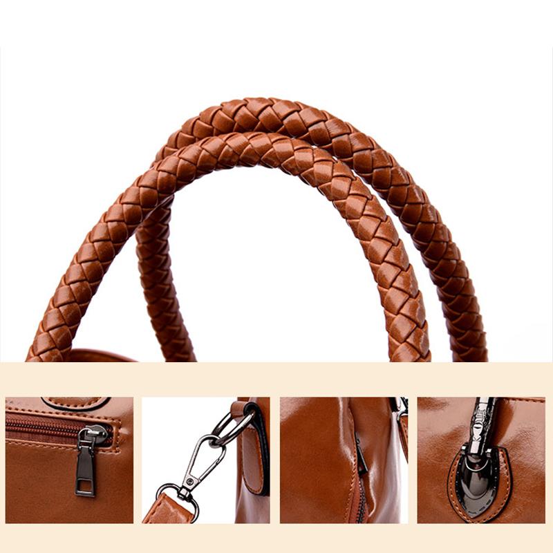 Norvo | Boston Lærhåndveske for Kvinne