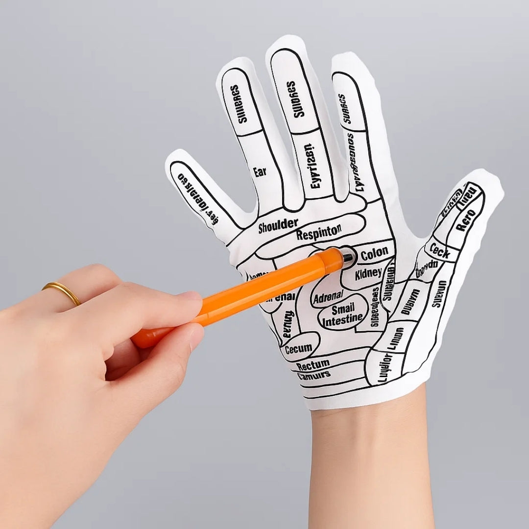 Håndsmerter LIndring – Øk Sirkulasjonen – Elastisk Non-Slip Passform – Akupressur Massasje Terapi for Ømme Hender hjemme Norvo