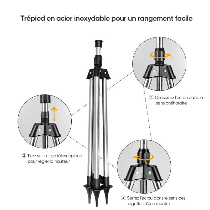 Tripod rotasjonskompensasjon | Norvo