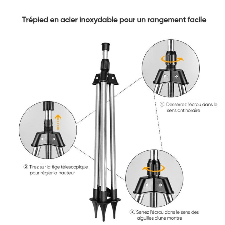 Tripod rotasjonskompensasjon | Norvo