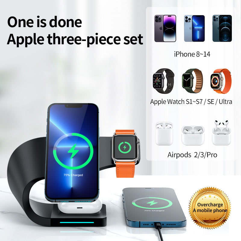 Norvo | Hurtigladende kompakt iPhone magnetisk ladestasjon