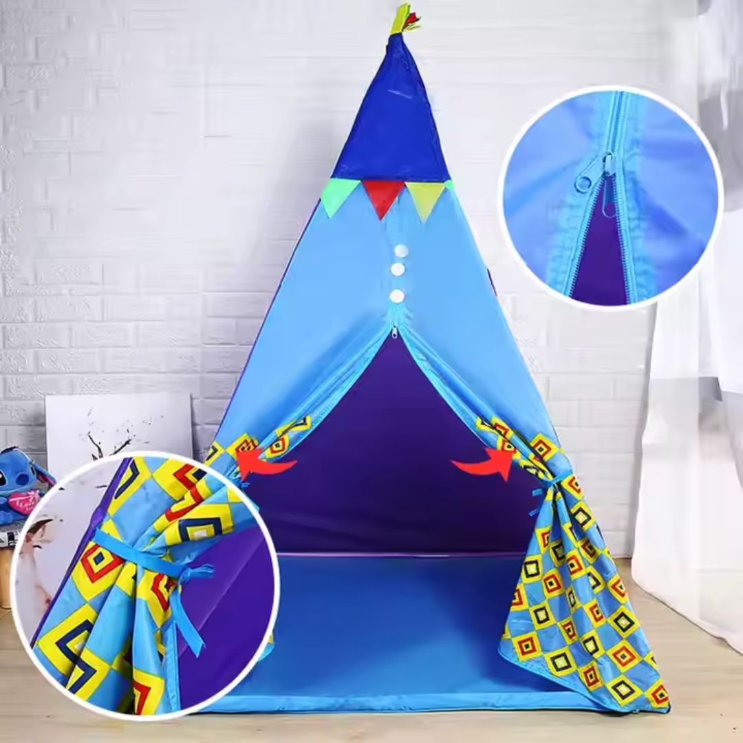 Norvo | Fargerik Barne Telt - Innendørs Leiketelt for Kreativ Lek