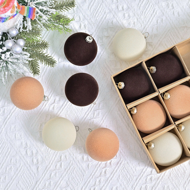 Norvo | Fløyelsjulepynt. 12 stk