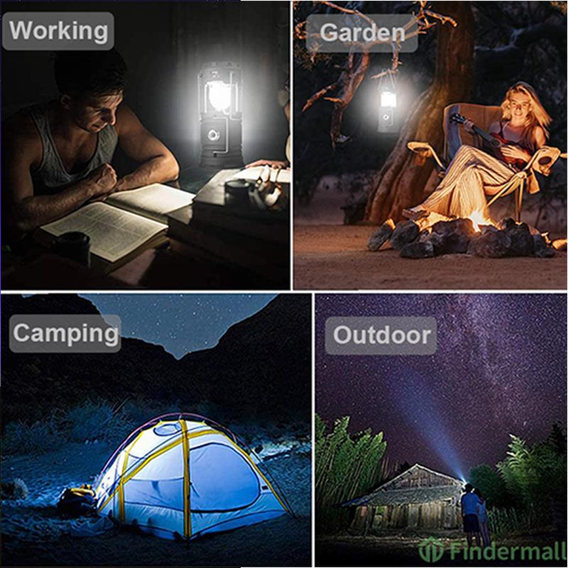 Norvo | Utendørs LED Campinglys med Vifte