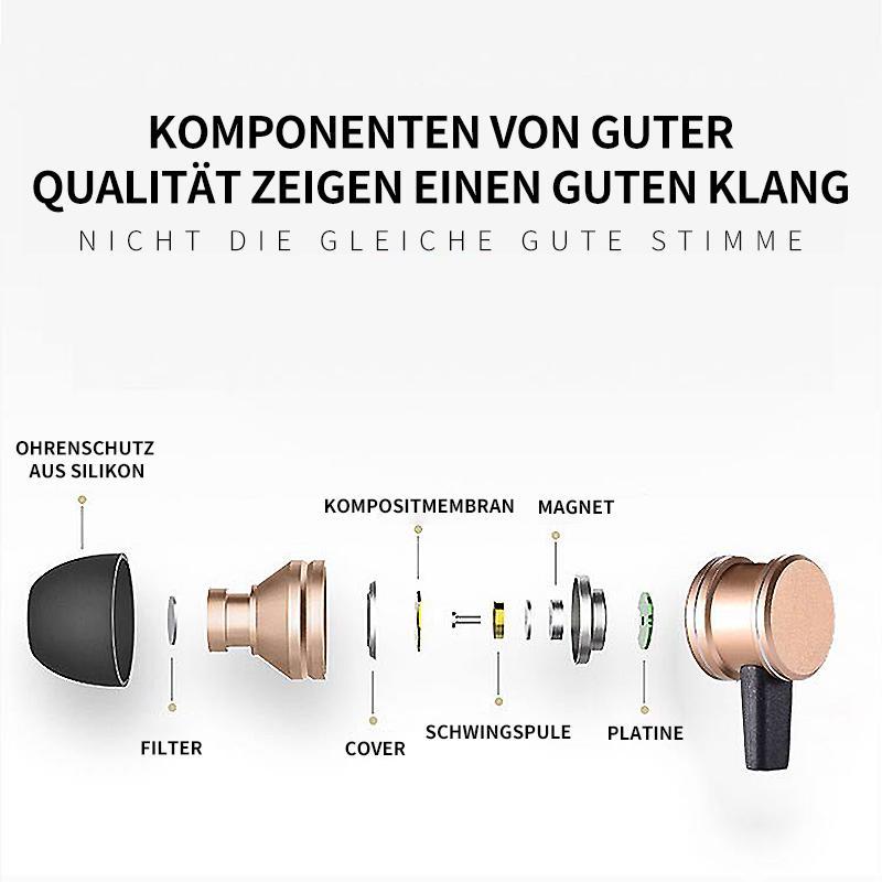 Norvo | Bluetooth-Hodetelefoner, Stereo In-Ear Hodetelefoner, Sikker Passform For Sport, Treningssenter, Reise (Vanntett, Støyreduserende Mikrofon)