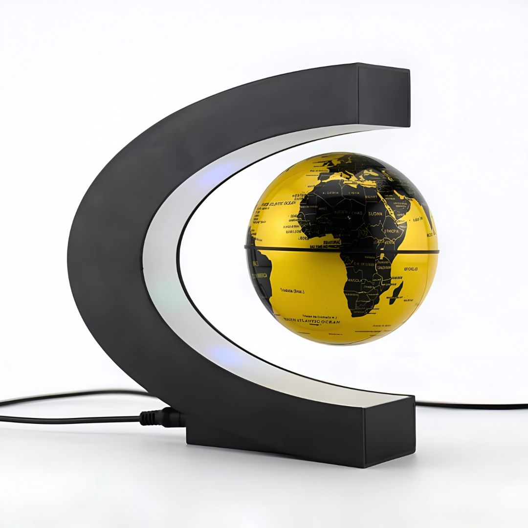 Norvo | AstroGlobe LED Verdens Globe – Flytende Globe Lampe med Magnetisk Oppheng