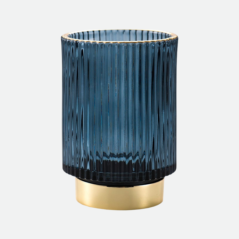 Norvo | Elise Gullfolie Glass Makeup Halter & Organizer