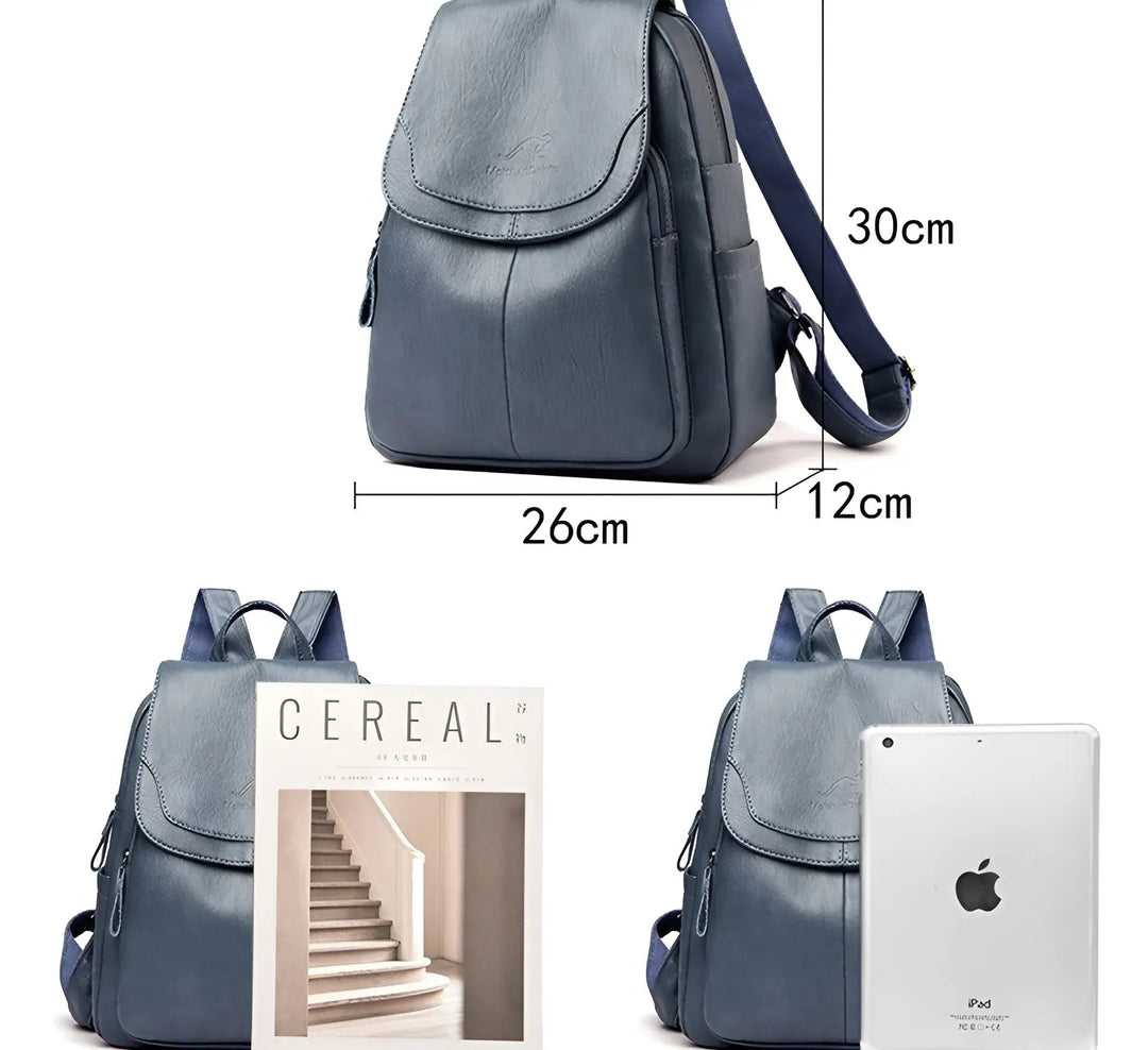 Norvo | Vintage Leather Women's Backpack - Isabella