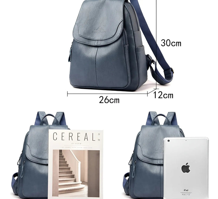 Norvo | Vintage Leather Women's Backpack - Isabella