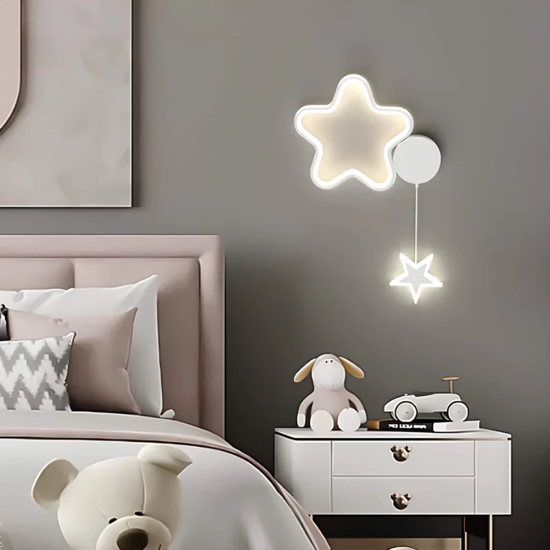 Norvo | DreamLight | Magisk Vegglampe med Skyer, Stjerner og Måne