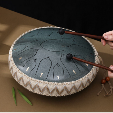 Norvo | EchoDrum – Ståltunge Trommel for Meditasjon, Yoga og Avslapning