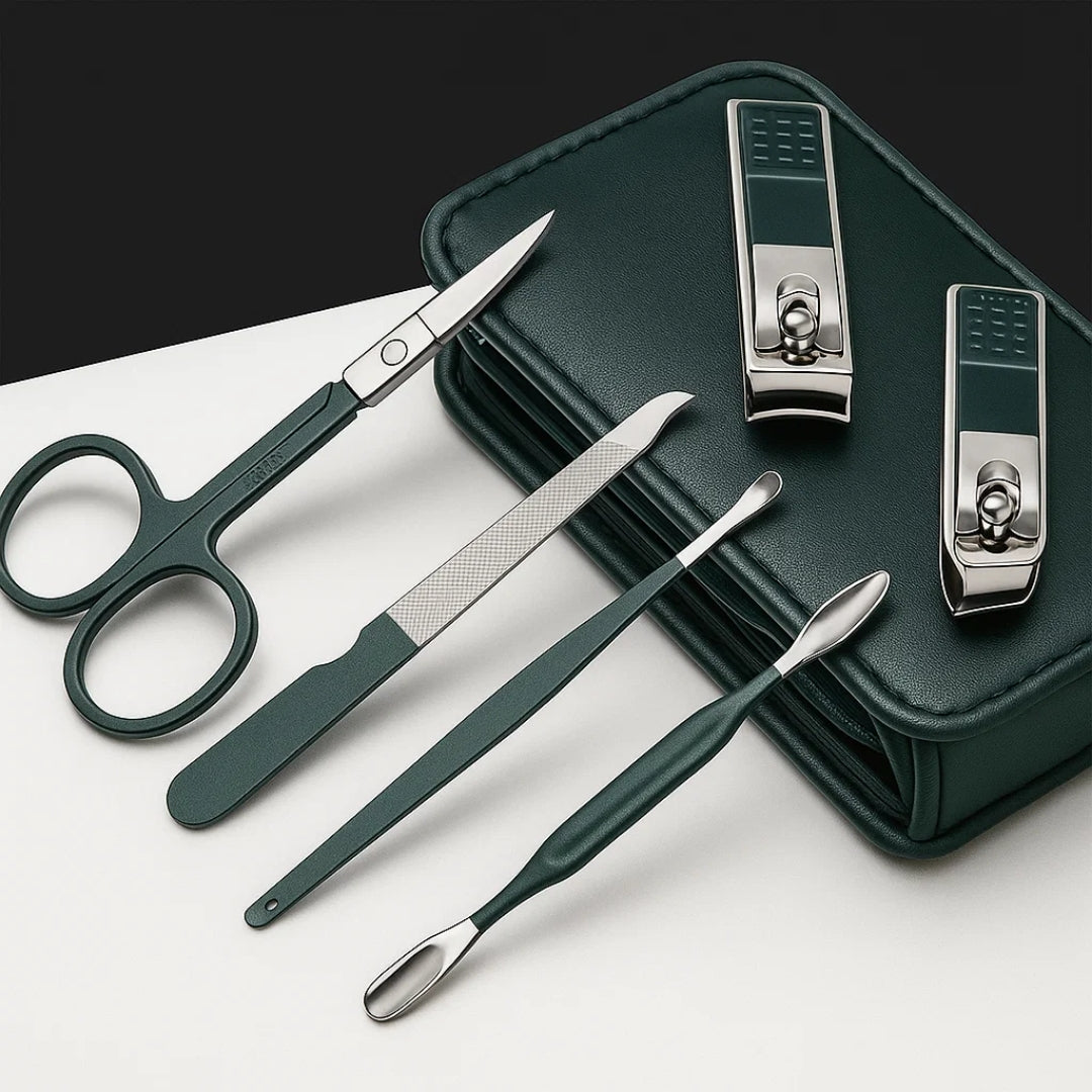 Presise neglet trimming – Holdbart rustfritt stål – Kompakt design – Ideell for reise, hjem og daglig pleie Norvo