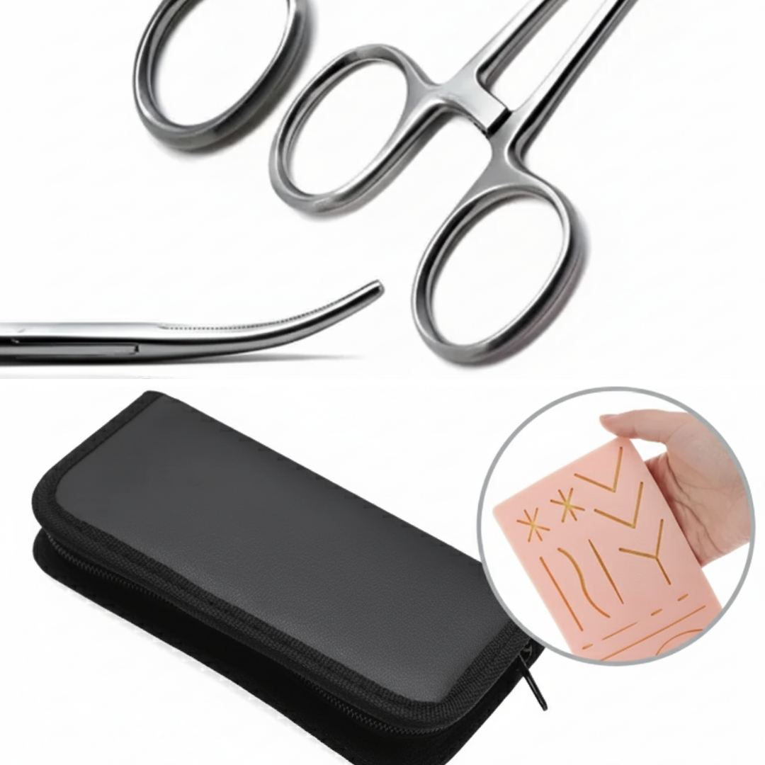 Holdbar flerlagssilikonpad med verktøy – Rivestyrkbar gjenvendbar trening for medisinstudenter Norvo