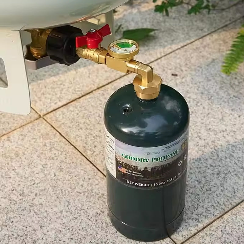 Norvo | Høyt vurdert propan påfyllings albueadapter med tankindikator