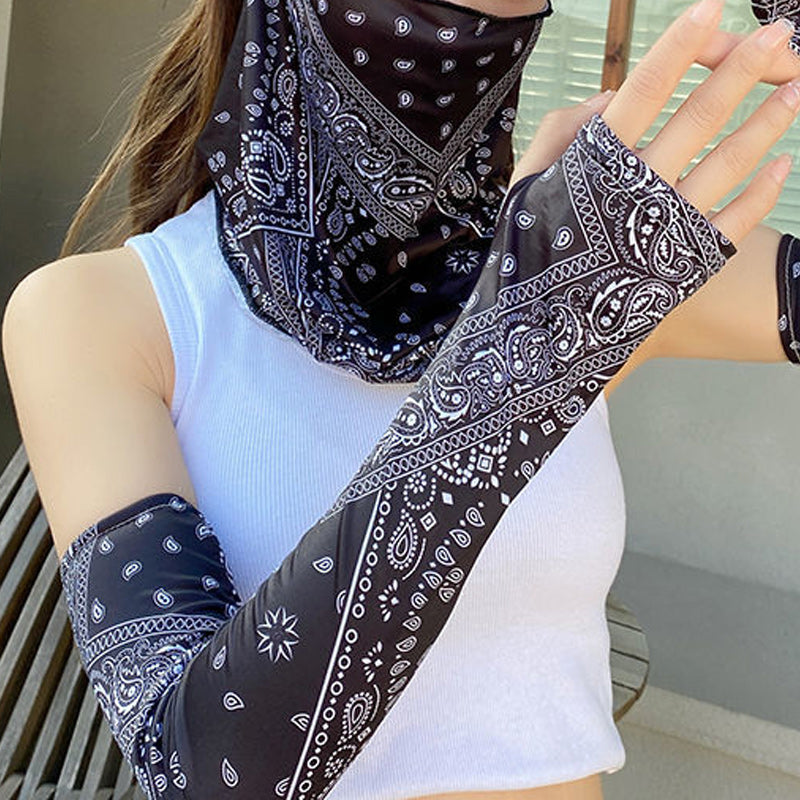 Norvo | Cashew Flower Ice Silk Slør