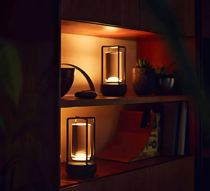 Norvo | Vanntett og Bærbar Krystall Bordlampe - AuroraGlow