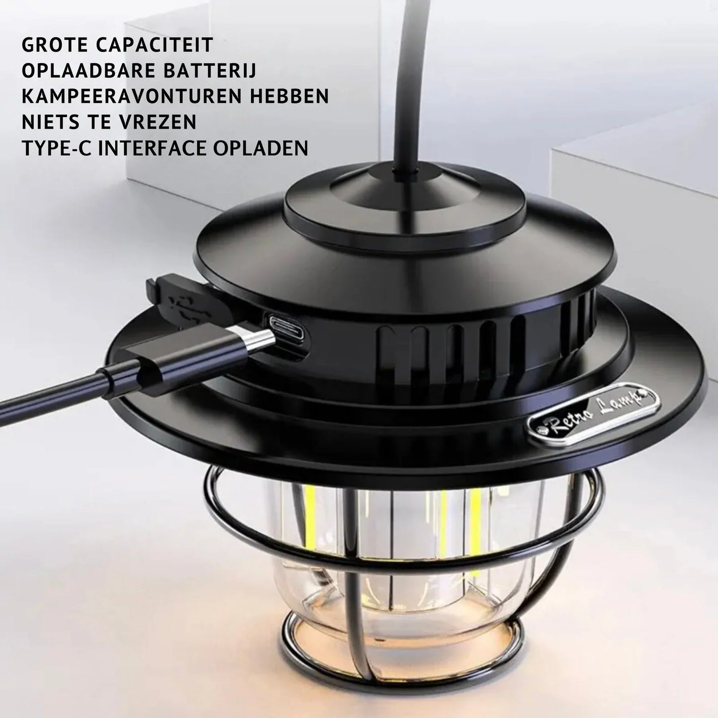 Norvo | Oppladbar LED Campinglampe