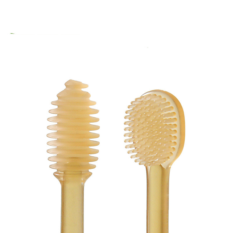 Norvo | Baby tannbørstesett laget av silikon – Med oppbevaringsboks for på farten