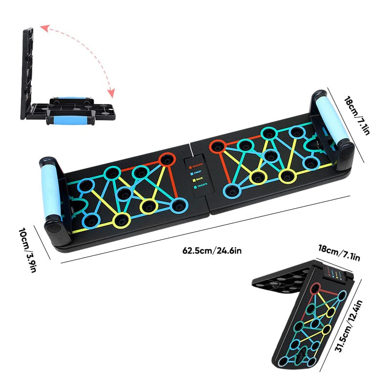 Norvo | Sammenleggbar Push-Up Multi-Muskel Trener