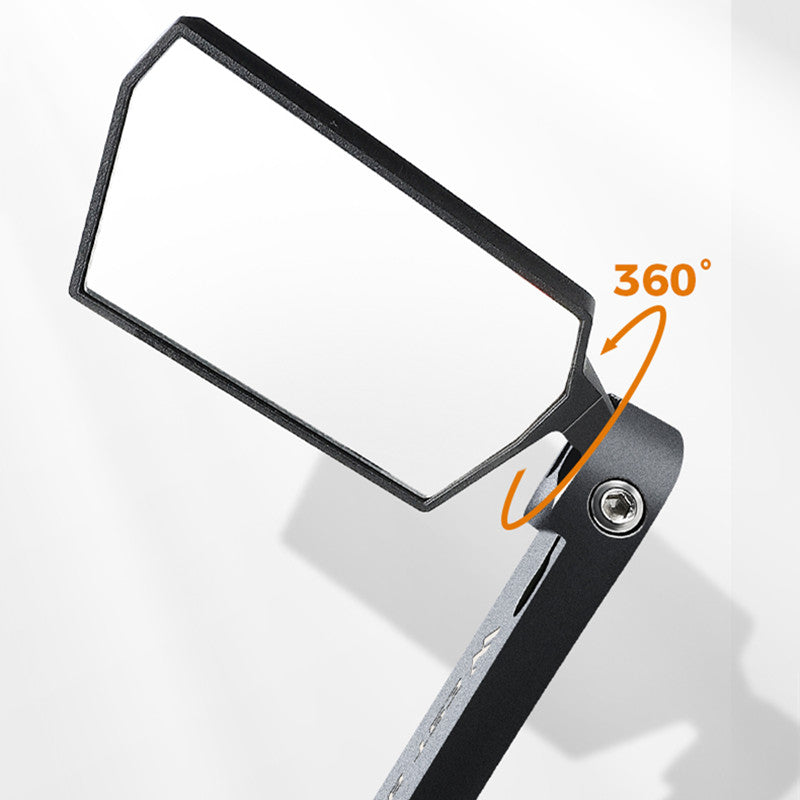 Norvo | Sammenleggbare sykkelstyre bakview speil, egnet for alle sykler med 22 mm styre (2-pakning)