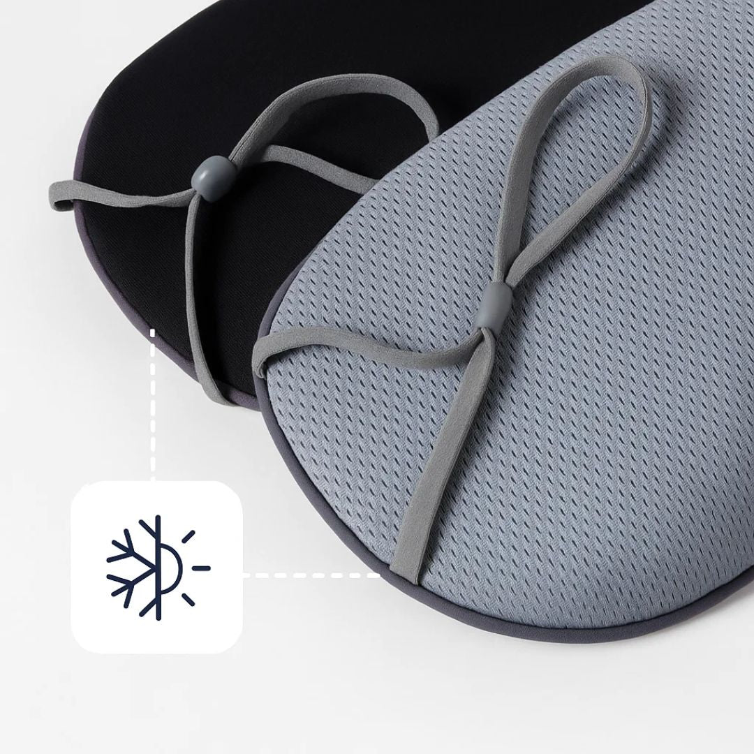 Dual-Temperature Varm og Kald Sider – Full-dekning Blackout Design – For Reisende og Lys-sensitive Sover Norvo