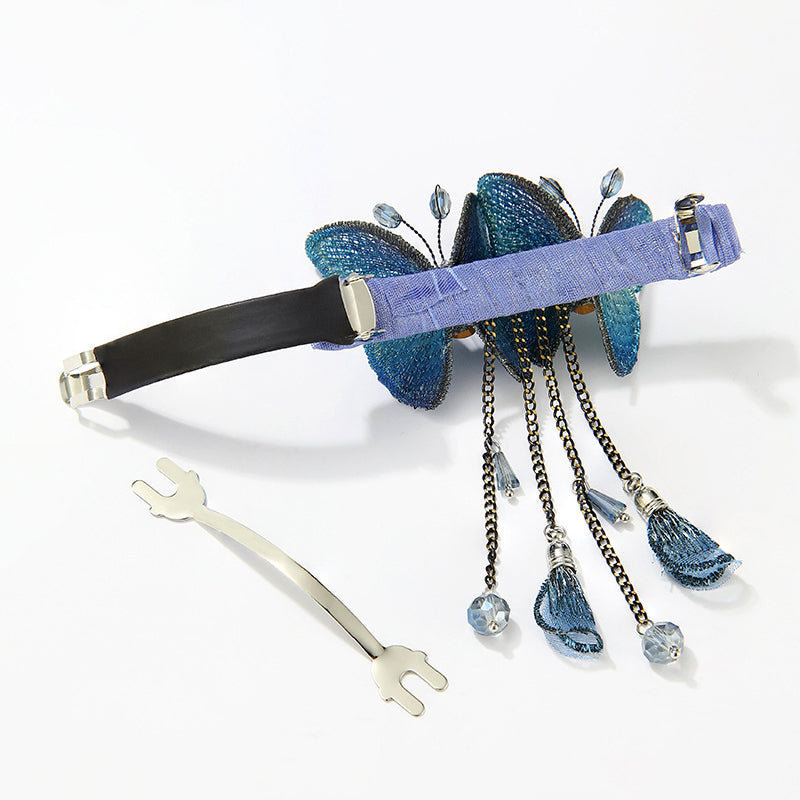 Norvo | Drømmende sommerfugl hårklemme med franser