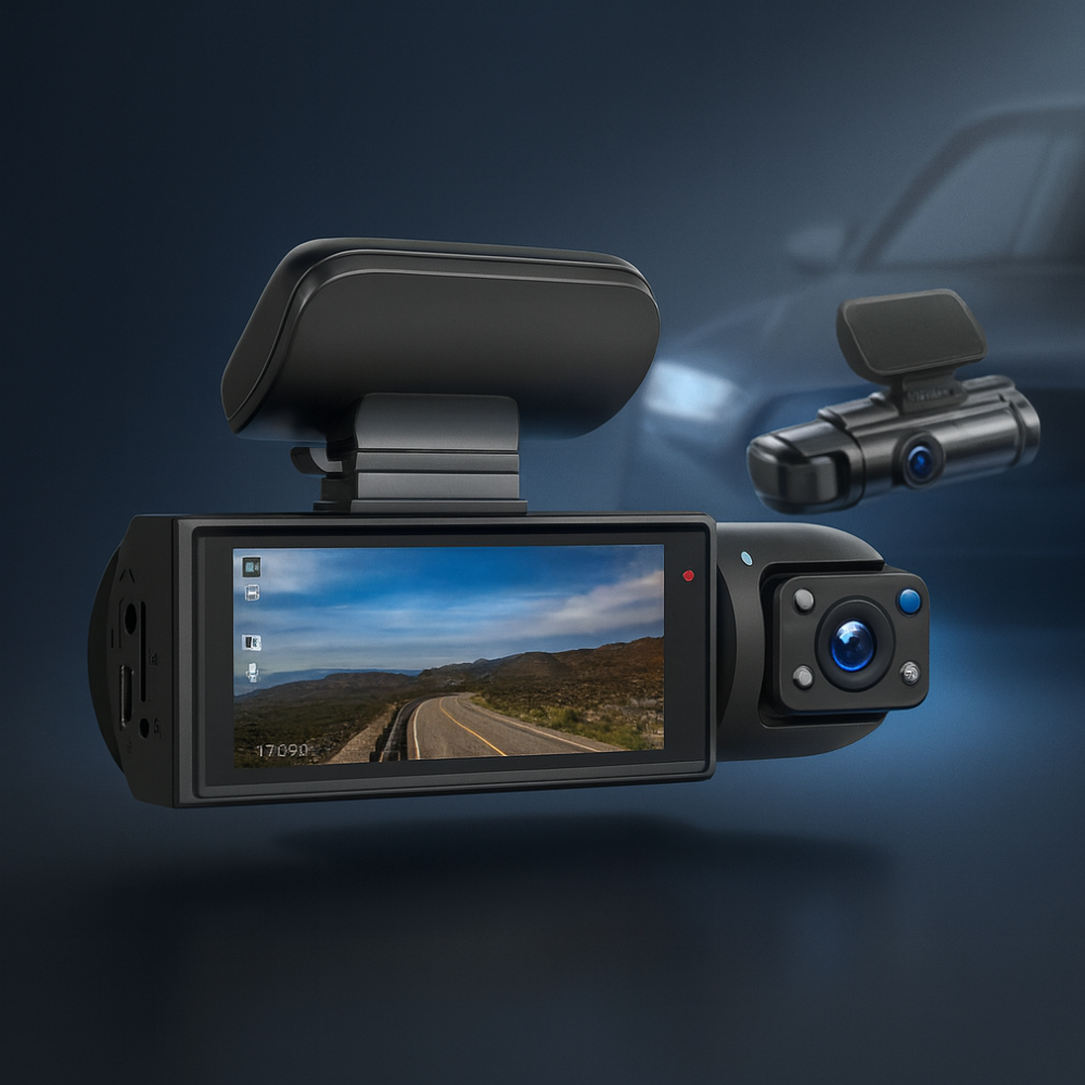 Norvo | Dash Cam Dual Camera 1080p Natt Syn Wide Angle Bil DVR