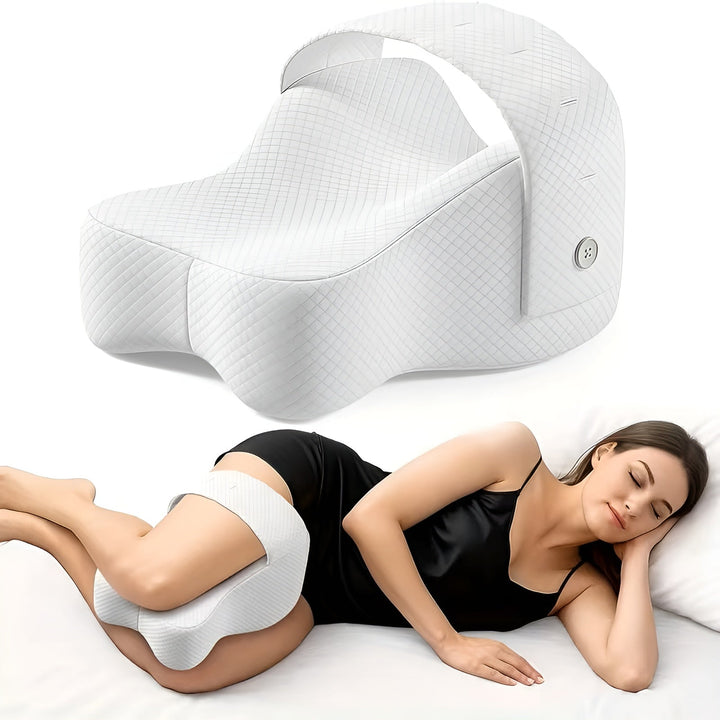 Kneeputer for side sleepers – Ergonomiske & justerbare | Lindring for knær og rygg | Norvo