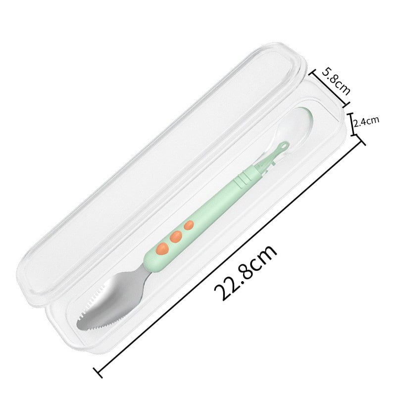 Norvo | Baby Dobbel Hode Skraping Frukt Skje