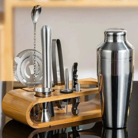 Norvo Metal Bar Set | Elegant Cocktail og Bartender Set | Perfekte Drinker Enkle å Lage
