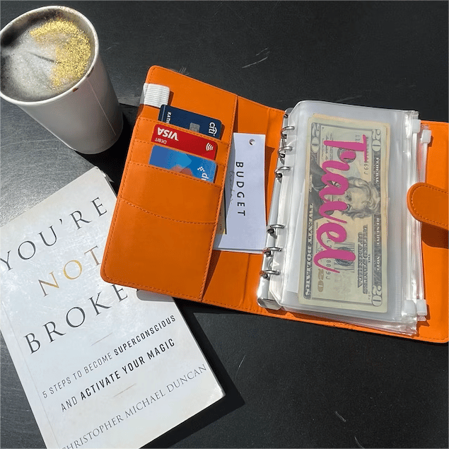 Norvo | Budsjettpermanentbok med kontanter konvolutter