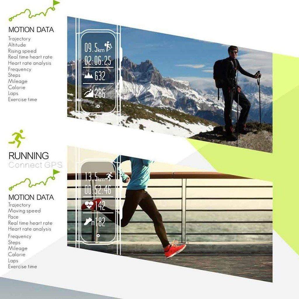 Norvo | S908 Profesjonell GPS Smart Band IP68 Vanntett Smartklokke