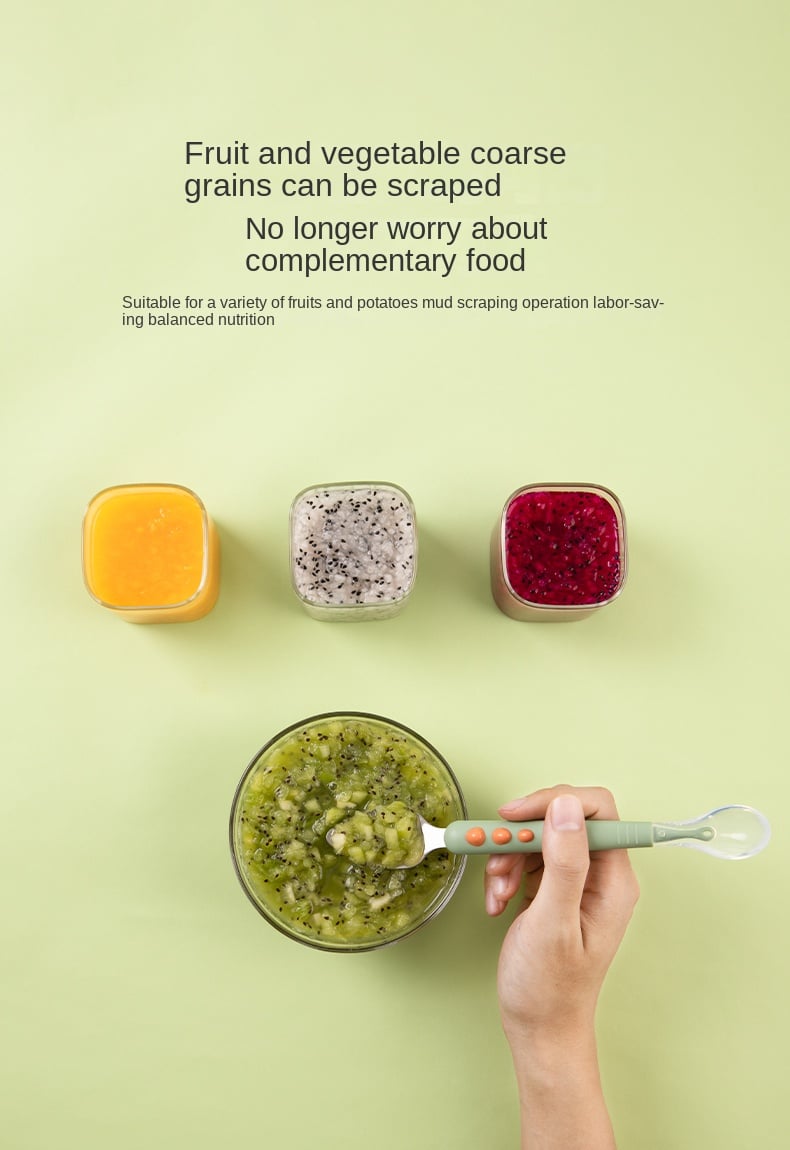 Norvo | Baby Dobbel Hode Skraping Frukt Skje