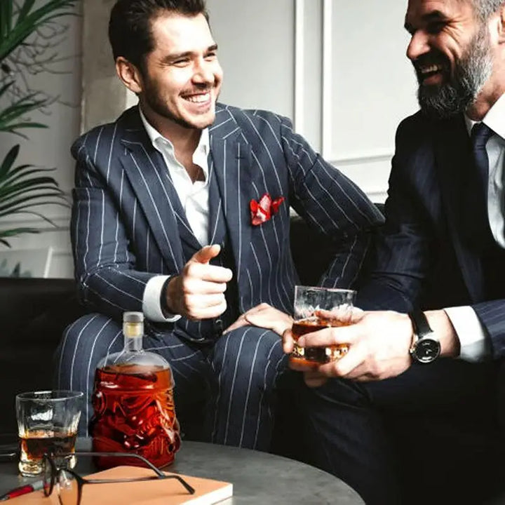 3 stk Kreativ Whiskey Dekanter med 2 Glass Bar Verktøy | Norvo