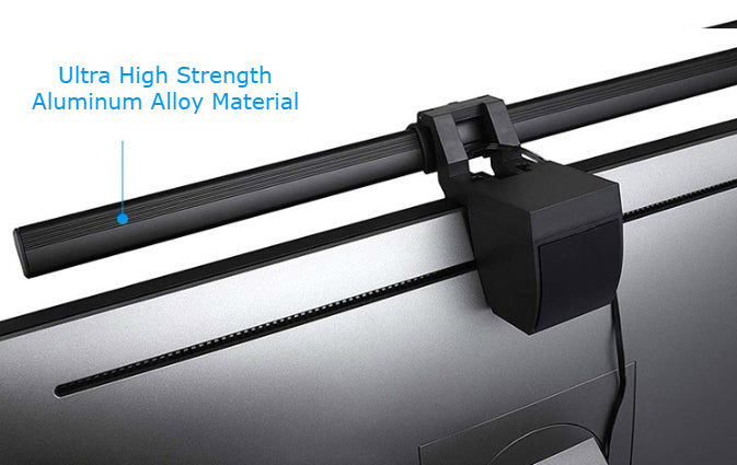 Norvo | Bærbar datamaskin LED arbeidslys, med USB, øyebeskyttelse og justeringsfunksjon for lysfarge, for studier og lesing