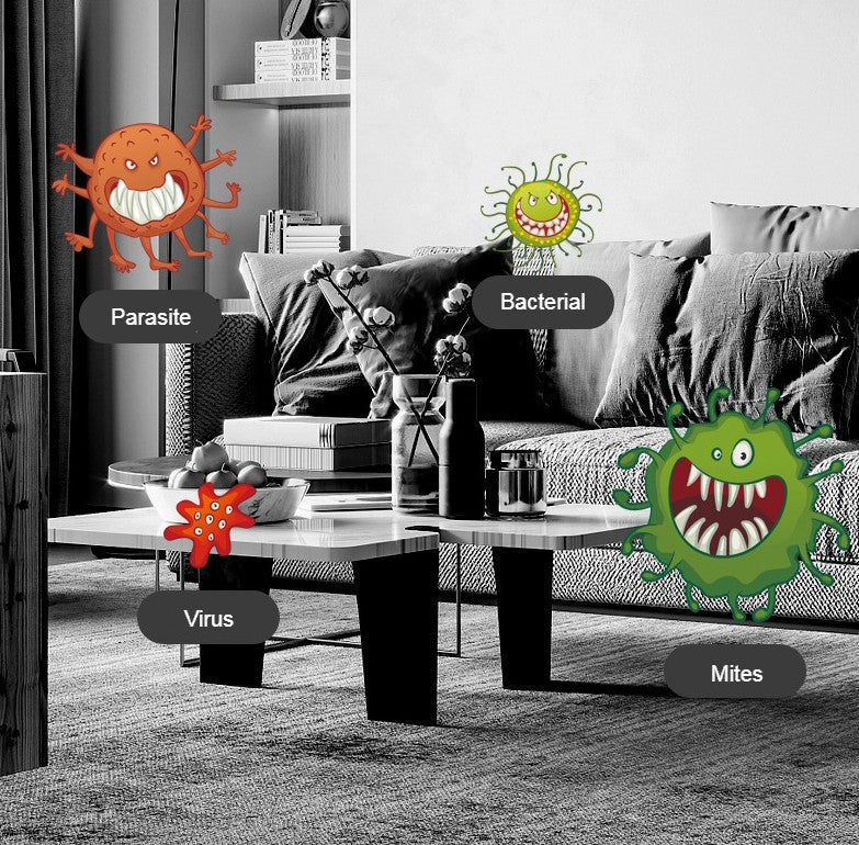 Norvo | Husholdning 38W UV Ozon Desinfeksjonslampe, Effektiv Sterilisering og Desinfeksjon, Luftrensing, Intelligent Timing, for Hjem og Kontor