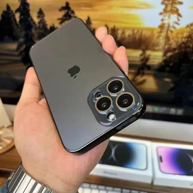 Norvo | Elico Lakkert Matt Akryl Herdet Glass iPhone Beskyttelsesdeksel