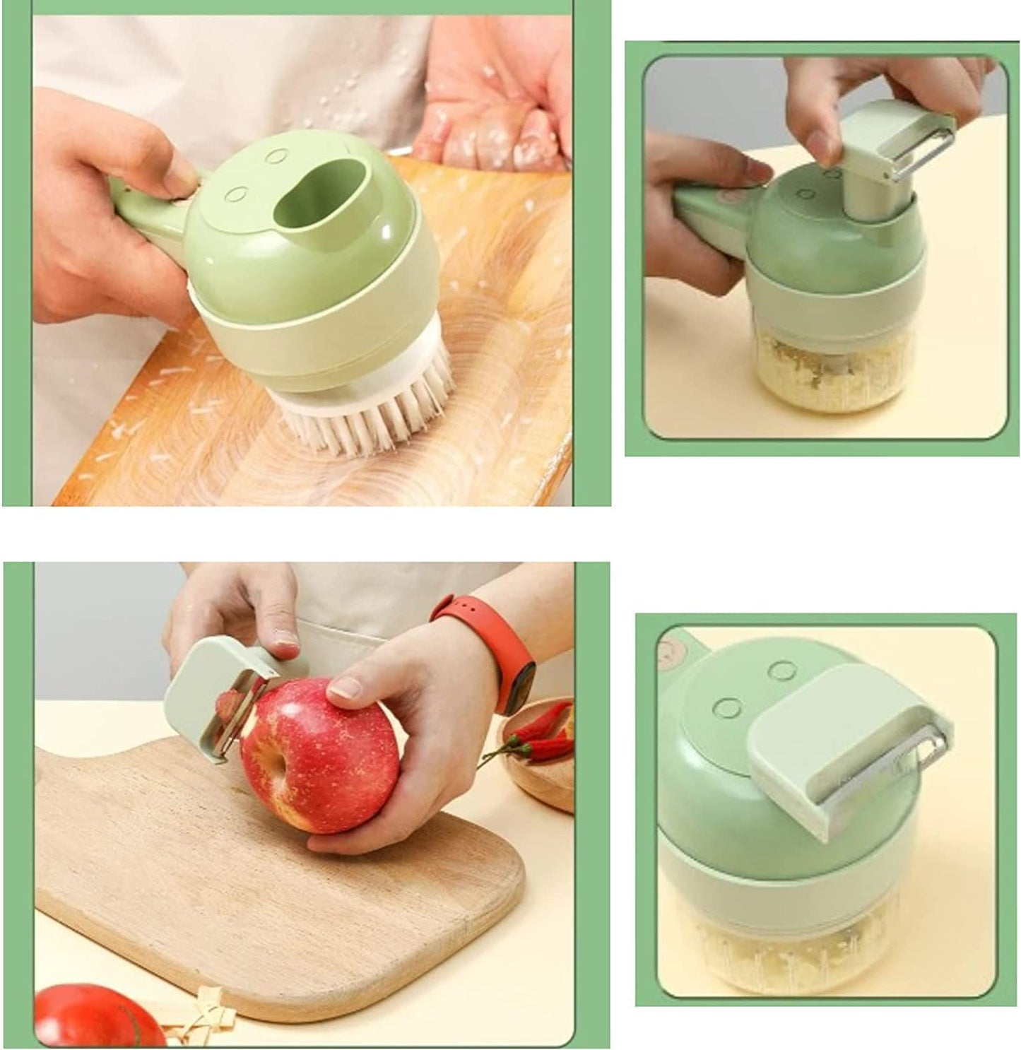 Norvo | Pro-Tool 4 i 1 Elektrisk Kjøkkenhakkemaskin