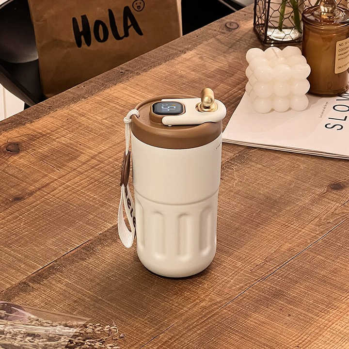 Norvo | Bærbar Smart Rustfritt Stål Kaffe Koppe