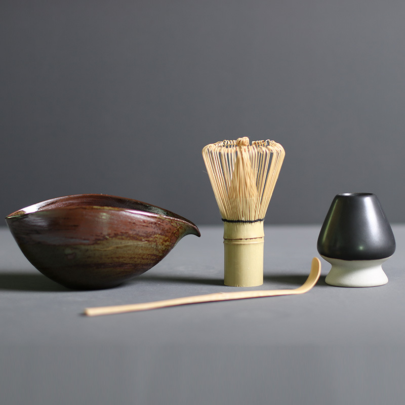 Norvo Set | Tradisjonell matcha visp og bolle | Perfekt forberedelse | Høykvalitets tilbehør