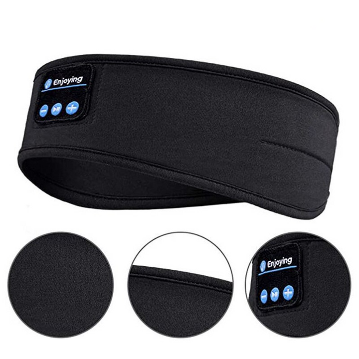 Norvo | RestRhythm Bluetooth Søvnmaske – Komfortabel Musikkmaske for Avslapping og Søvn