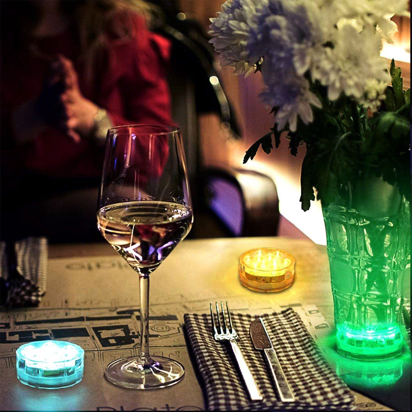 Norvo | 4-Delt: Vanntette RGB LED Lyskastere